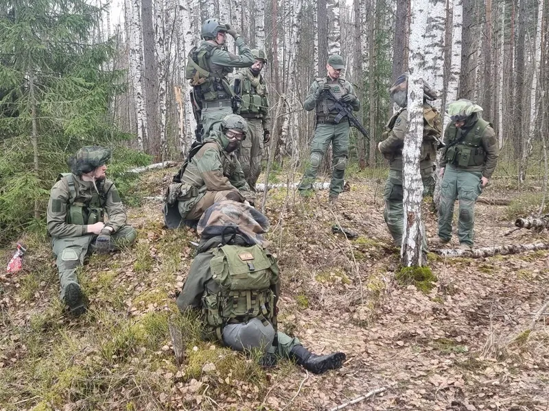 Тренировка команды. Мяглово. 30.03.2024