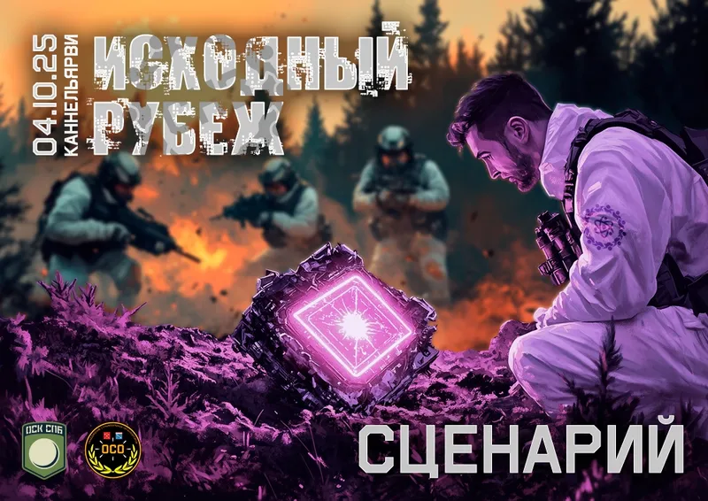 И так камрады пора собираться на нашу следующую игру, которая состоится уже 04.10.25. И вот что вас ждет на ней: