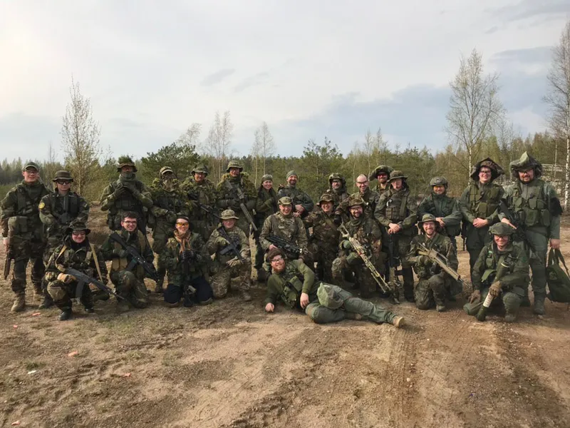 Тренировка питерского взвода на ЛФ 2019