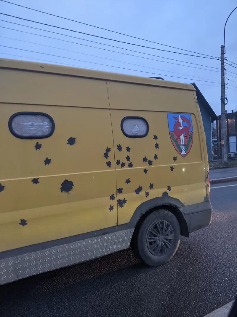 Оп, кого мы встретили утром на Выборгском шоссе в Шувалово