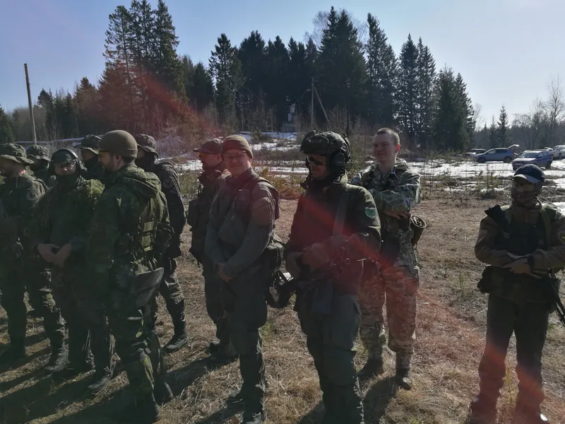 Тренировка межкомандная в милсим режиме 07.04.2019 г. в Токсово