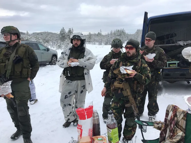 А в эту Сб мы посетили БТД от ССТ (Совместная Страйкбольная Терапия)